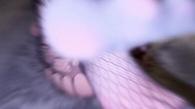 Babe destroys her stretched pussy with deep self fisting in sexy bodystocking