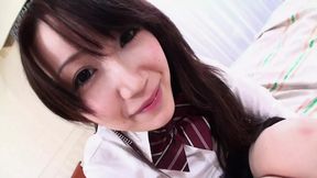 Young Shizuku Morino a slut with a lot of hair on her pussy