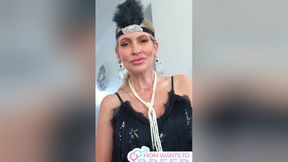 Dirty Milf Gigi Dior Sucks On Stepsons Hard Dick &amp; Drains His Balls Before Her Costume Party