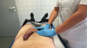 Medical Cock Milking - Nurse Jerks Off The Sperm 5 Times In A Row