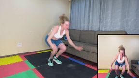 HarmonySparks Burpee Workout Challenge Every 75 Seconds add a Burpee