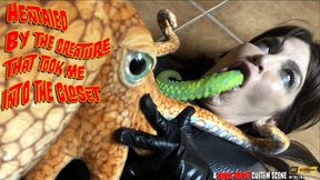 HENTAIED BY THE CREATURE THAT TOOK ME INTO THE CLOSET milf burglar is mesmerized by a vicious octopus and dragged into the nether to have an epic fuck