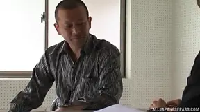 Seductive Office Girl Gets Pussy Licked Before Wild Doggy Style Nailing