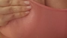 Wet T-Shirt Seduction: Busty Babe in the Shower