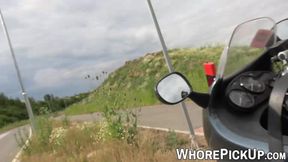 Street Whore Takes Big Cock Doggystyle and Gives Cumshot