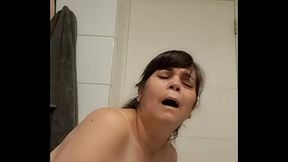 quick sex in the bathroom with college stepson'_s friend