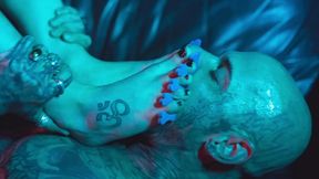 goddess nick knows how to tease a foot lover