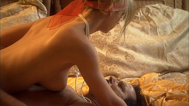 Brooke Banner is a retro girl that loves having romantic sex with her man on their big luxurious bed