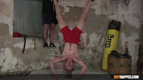 Dom father Sebastian Kanes tortures marionette twink Casper Ivarsson