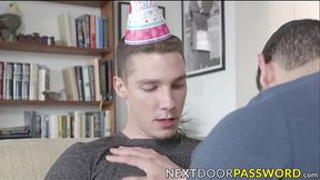 Young men celebrate birthday with raw anal penetration