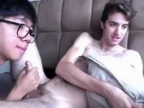 Asian Twink Gives A Blowjob To His Boyfriend