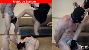 Dancer Frenique Country Boots Beatdown Collar, Kick, Humiliation - CBT - BOOTS - FOOT DOMINATION - BALLBUSTING - COCK SQUEEZE - FEMALE DOMINATION - CUCKOLD - KICKING - BEATDOWN - 720p