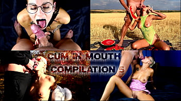 Hot cumshot compilation, cum on face, cum in mouth, oral creampie, close up, blowjob, smeared the sperm, cumplay, pulsating orgasm, surprise cum mouth, deepthroat, big boobs, POV