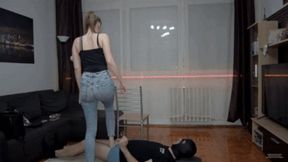 Mistress Cassie Walking On Balls (HD)