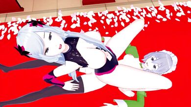 FUTA DANMACHI SYR FLOVA X FREYA 3D HENTAI