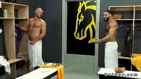 Soaked in Sweat: Hardcore Three-Way Between Bearded Jocks – GayPornVibe 18+