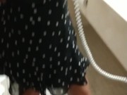 Slutty wife getting ready goes to clubs with no bra/panties under dress