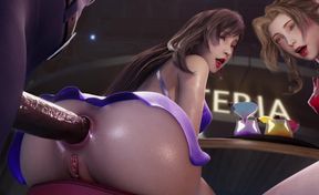 Aerith & Tifa Go Out for Drinks on the Weekend