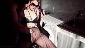 Fucking In The Kitchen - Amateur Couple - Creampie - Full Video.