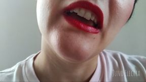 Giantess Red Lips Is Hungry for You POV