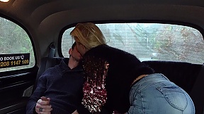 Cherry Kiss gets eaten out and screwed in the backseat of a car