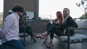 Slave lick dirty shoes three Misstress