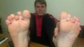 American Jock Foot Fetish. No Nudity