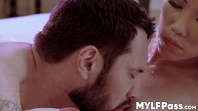 Big natural tits brunette MILF Kalina Ryu missionary fucked