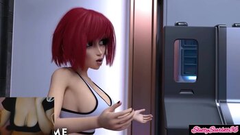 Futanari Fantasy: SluttyScarlett30's Big Cock Creampie Orgasm