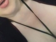 Quickie orgasm at work