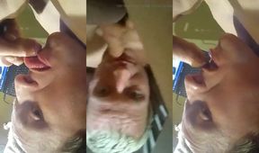 The Best Orgasm with Every Drop of Cum in Mouth