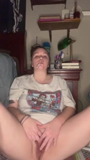 Amateur Smoking Masturbation  (full vid on OnlyFans)