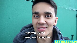 Straight nurse without condoms fucked by latino