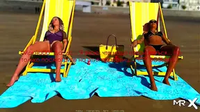 Bikini Clad Anime Girls Tan Seductively in Uncensored Porn Game Let’s Play