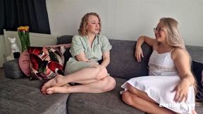 Ersties Hot strap on fun for blondes Sarah & Anna