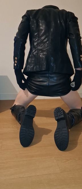 Carla Leather &amp; Anal