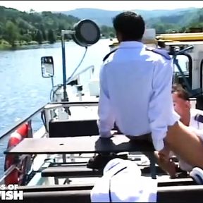 Horny Sailor Gets Deep Anal Fuck From His Colleague on the Boat