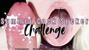 Summer Cock Sucker Challenge - HD - The Goddess Clue, Cock Sucking Bisexual Encouragement, Suck 50 Dicks This Summer, Blowjob Gangbang Fantasy, Jerk Off Encouragement, Slut Training, Cum Swallowing Encouragement, Lip Licking, Mouth Fixation