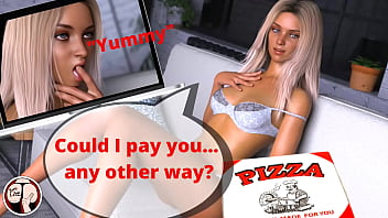 Why hot blondes cheerleaders don&#039_t have to pay for pizza - (Become a Rockstar - Emma 1)