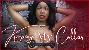 Keeping My Collar - Owned Slave Pleads & Self Punishes in 4K