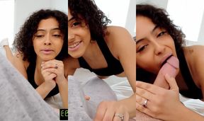 Dick Thirsty Dani Diaz Is Obsessed With Stepbro's Huge Hard Cock