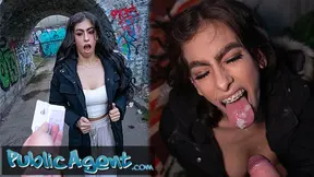 Public Porn Sexy Colombian babe sucks and fucks in public place