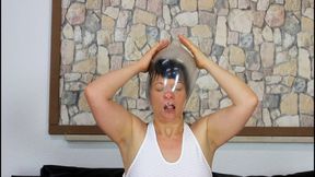 Condom Fetish and a White Sexy Catssuit