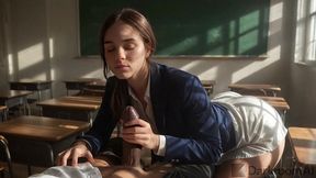 i slept with my student in class once and now... i want every single one of them to fuck me![ai]