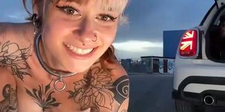 German Teen Masturbation On Road