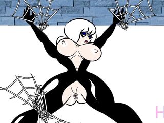 Spider-Stud Black Cat Parody
