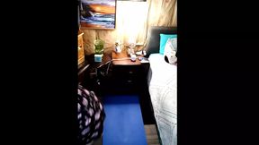 Vee Does Morning Yoga And Masturbates!