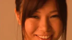 Playful Japanese AV model Ayumi Hasegawa shows off her big tits