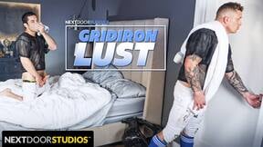 Tattooed Stud Brock Gives Hairy Andrew More Than a Whiff - NextDoorStudios