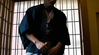 Hot Asian Ryokan dude gives uncut Geyser handjob in HD video